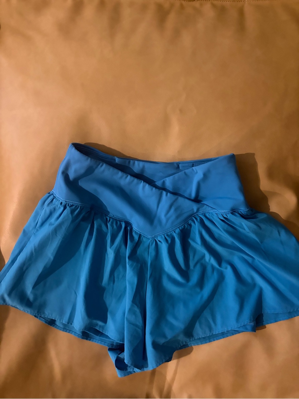 Women's Blue Athletic crossover Shorts
